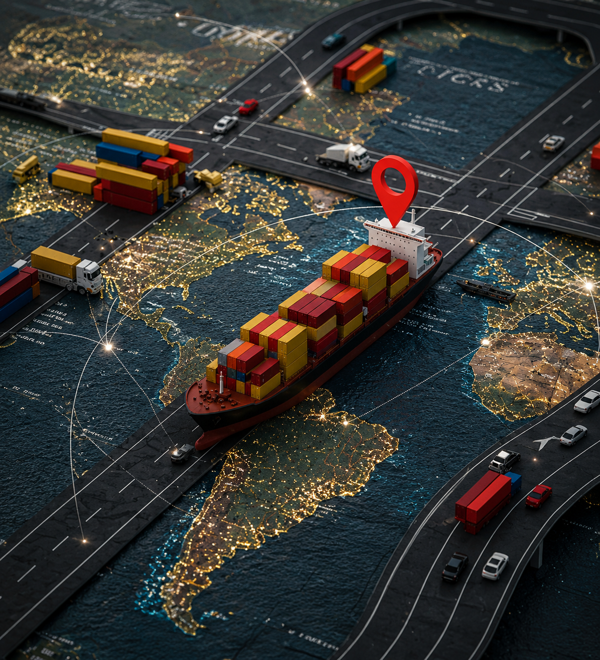Mogadishu port — aerial view of fishing operations