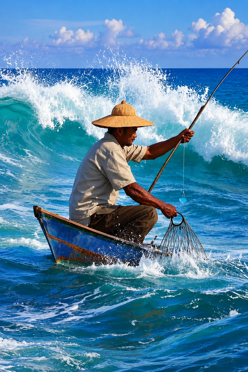 Fresh seafood from the Indian Ocean